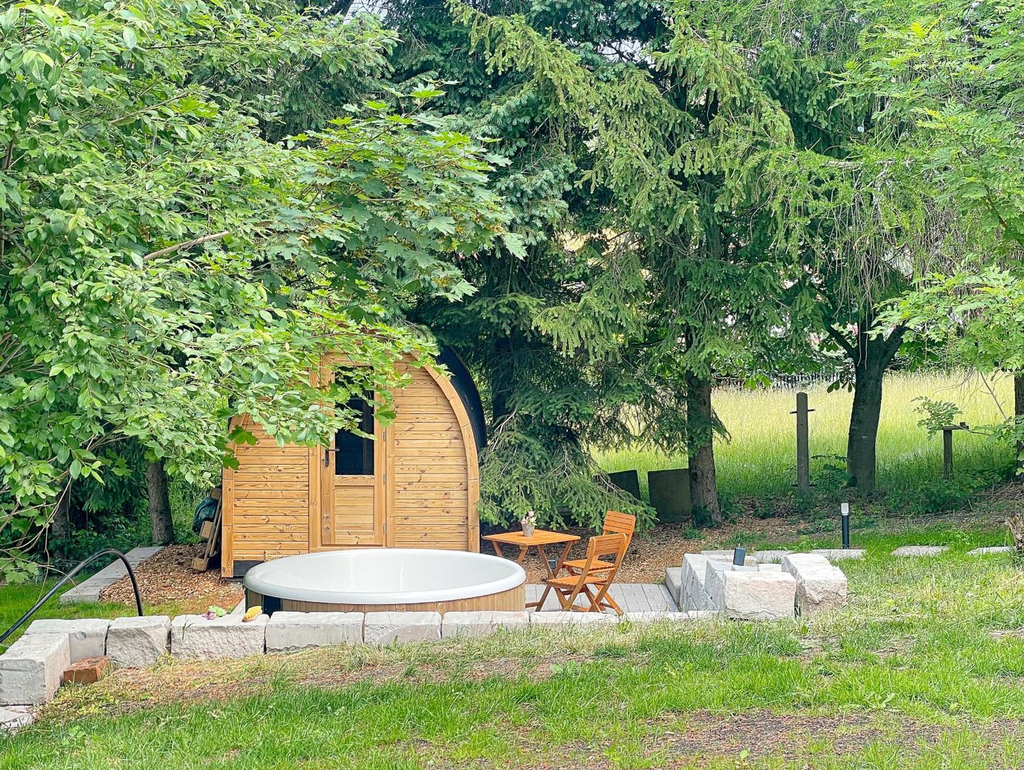 Wellness Am Morgengau Mit Whirlpool Und Sauna Rotterode 외부 사진